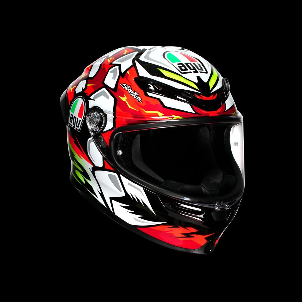 AGV K6 S BEZZECCHI 2024 - MOTORBIKE FULL FACE HELMET DOT (E2206)