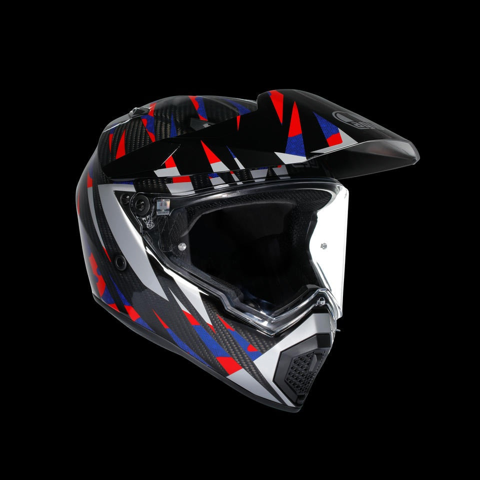 AGV AX9 AGV DOT(E2206) MPLK - STEPPA CARBON/RED/BLUE