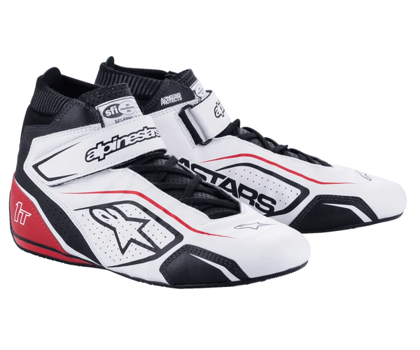Alpinestars Tech-1 T V3 Shoes 13 / White/Black/Red