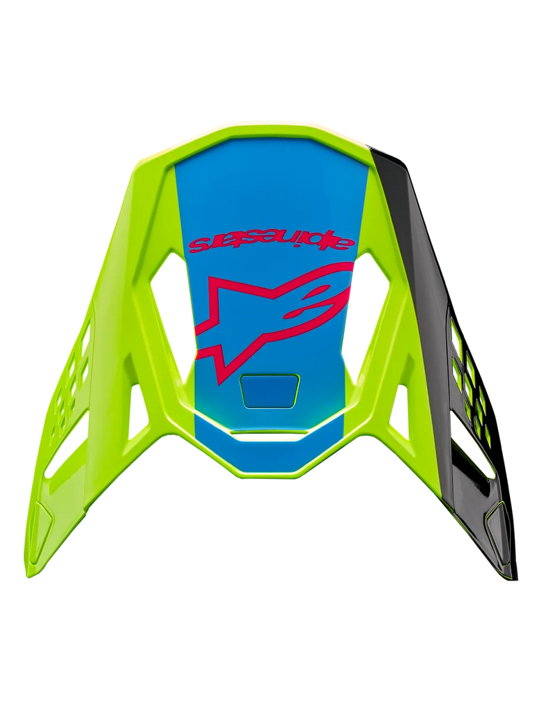 Alpinestars Supertech M10 Unite Visor One Size / Yellow Fluo/Black Diva Pink Glossy