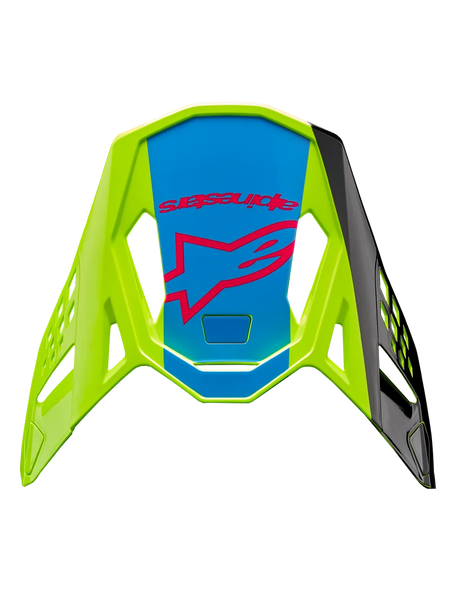Alpinestars Supertech M10 Unite Visor One Size / Yellow Fluo/Black Diva Pink Glossy