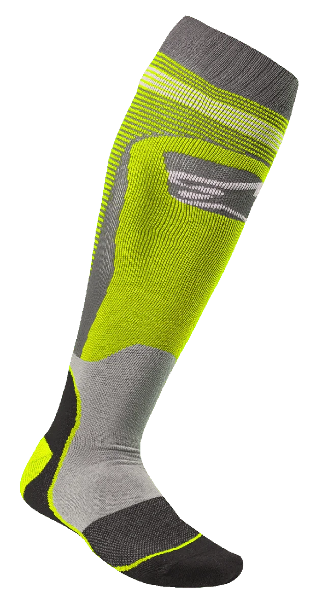 Alpinestars MX Plus 1 Socks S/M / Yellow Fluorescent/Cool Gray