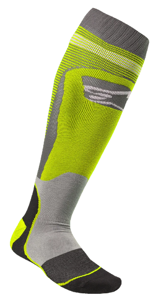 Alpinestars MX Plus 1 Socks S/M / Yellow Fluorescent/Cool Gray