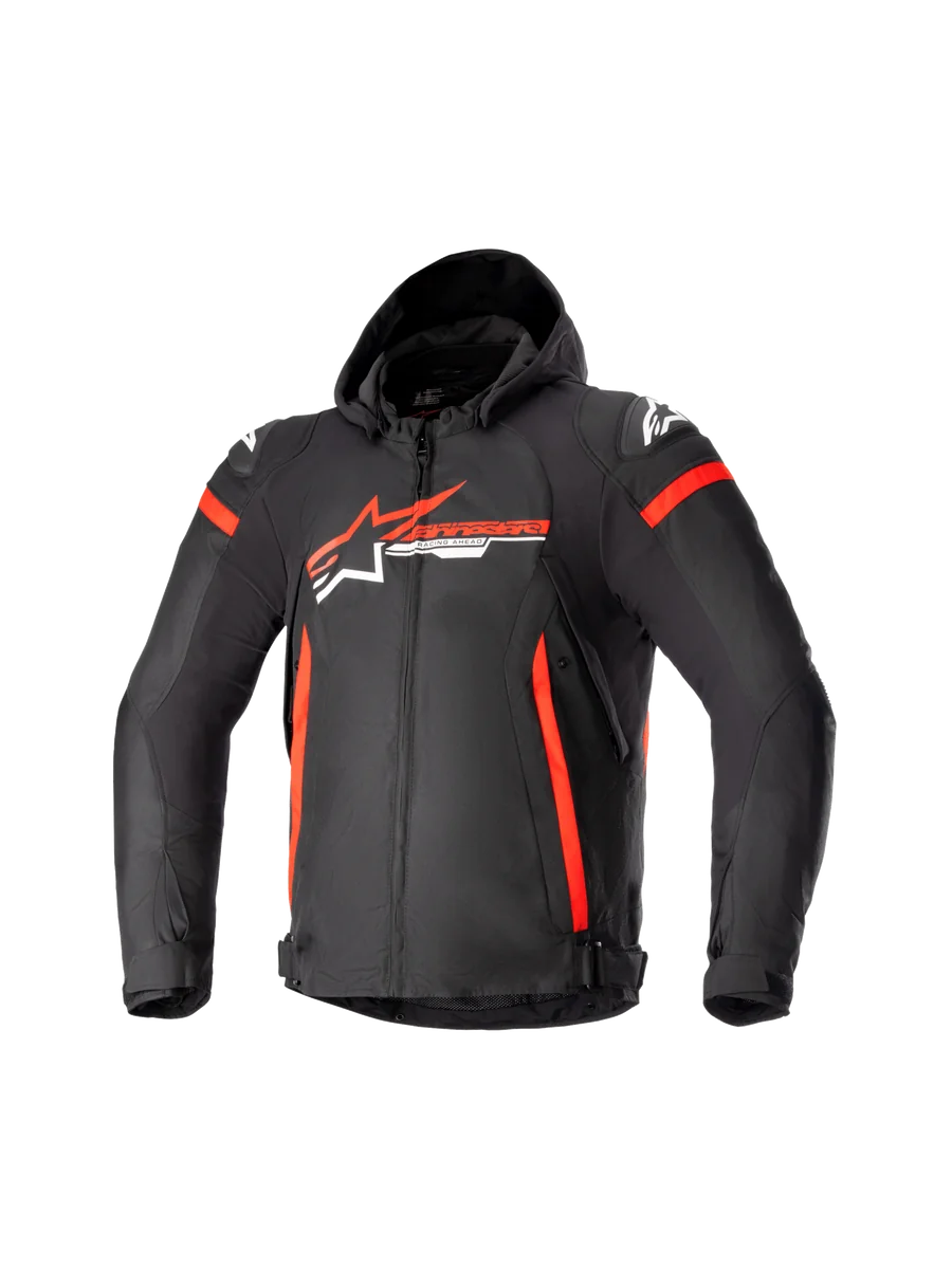 Alpinestars Zaca Waterproof Jacket 4XL / Black/Bright Red/White