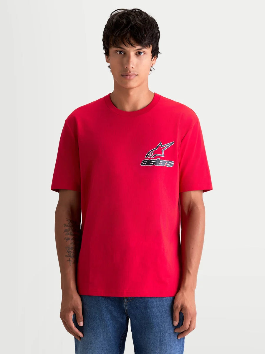 Alpinestars Lineout CSF T-Shirt - Short Sleeve 2XL / Red