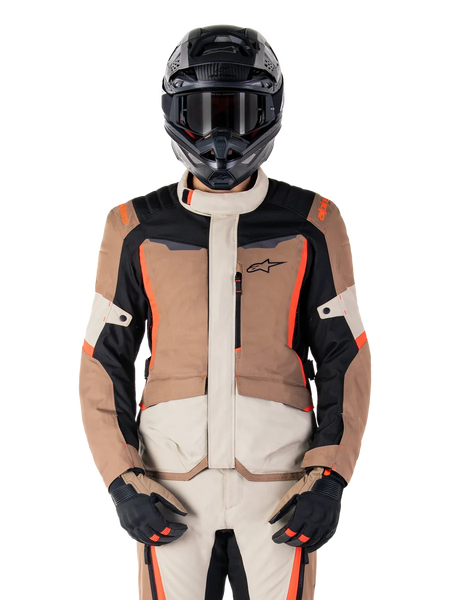 Alpinestars ST-1 Waterproof Jacket 4XL / Dark Khaki Sand/Black/Red Fluo