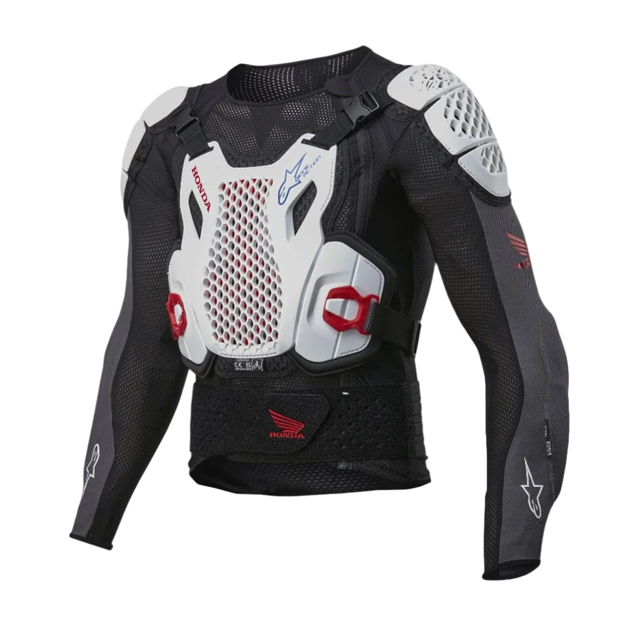 Alpinestars Honda Bionic Plus V2 Protection Jacket 2XL / Black/White/Blue/Bright Red