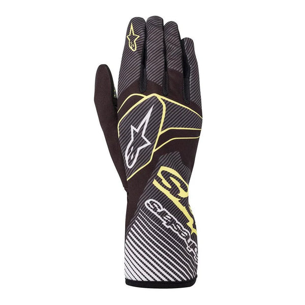 Alpinestars Tech-1 K Race V2 Carbon Gloves 2XL / Black/Green Lime