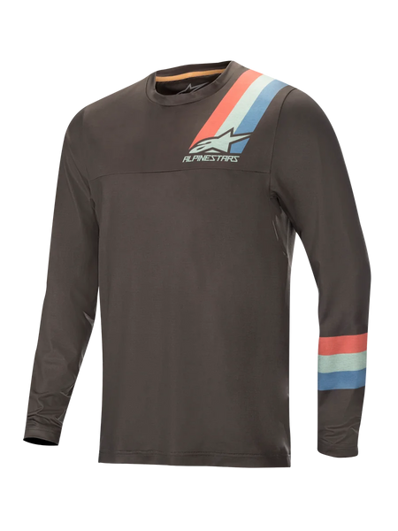 Alpinestars Alps 4.0 Jersey - Long Sleeve 2XL / Melange/Dark Gray/Teal/Red