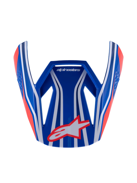 Alpinestars SM3 Youth Wurx Visor One Size / Blue/Red/White/Black Glossy