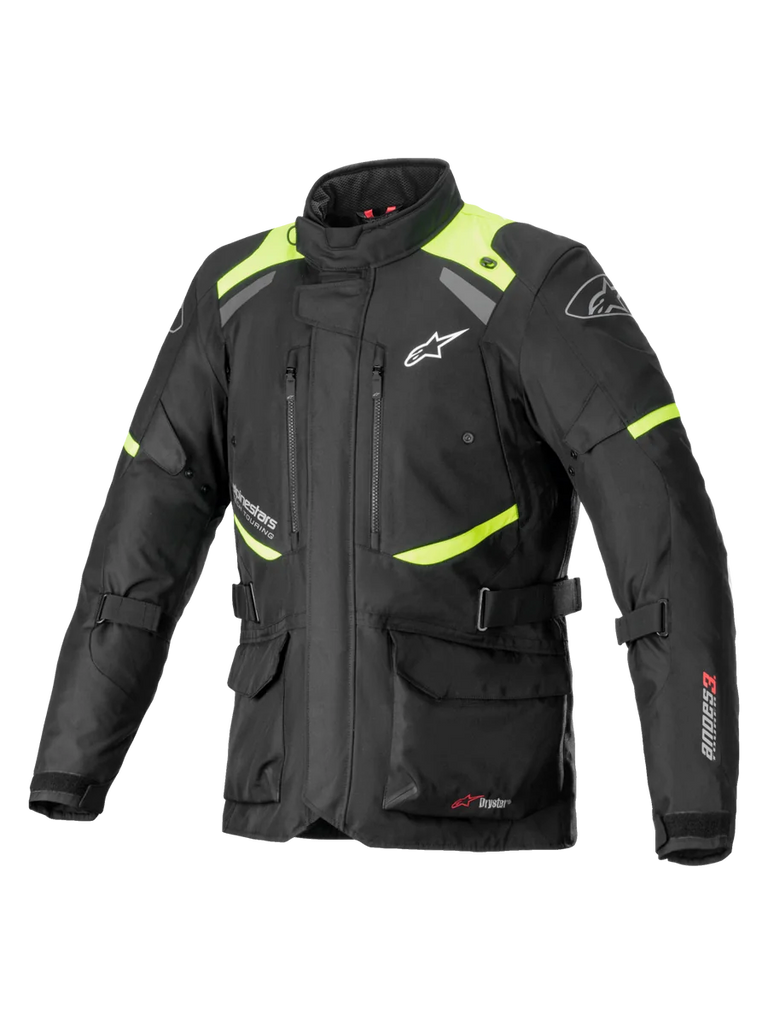 Alpinestars Andes V3 Drystar® Jacket 2XL / Black/Yellow Fluo