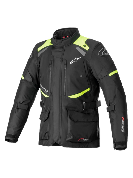 Alpinestars Andes V3 Drystar® Jacket 2XL / Black/Yellow Fluo