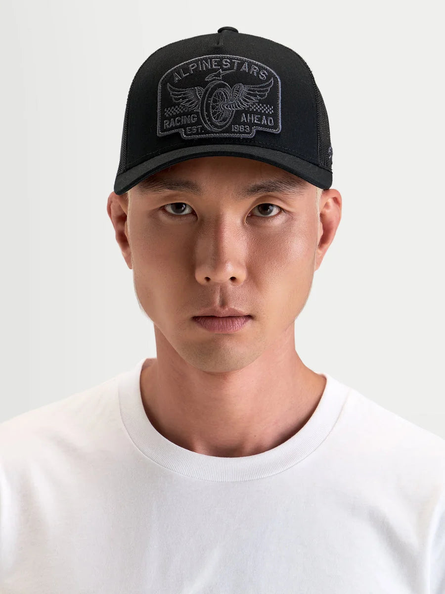Alpinestars Heritage Patch Trucker Hat One Size / Black/Gray
