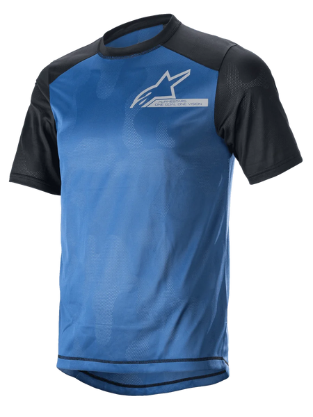 Alpinestars Alps 4 V2 Jersey - Short Sleeve 2XL / Mid Blue/Black/Silver