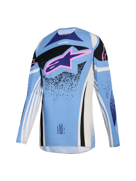 Alpinestars 2026 Stella Techstar Nomur Jersey XL / Light Blue/Off White/Blue