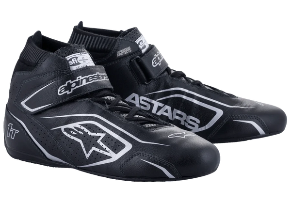 Alpinestars Tech-1 T V3 Shoes 10.5 / Black/Silver