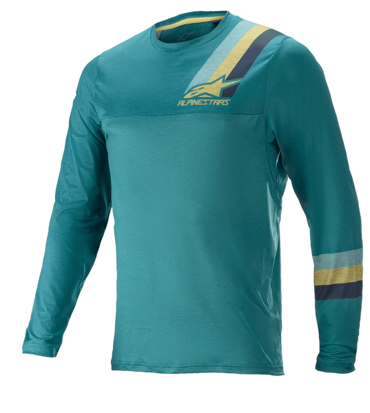 Alpinestars Alps 4.0 Jersey - Long Sleeve 2XL / Melange/Emerald/Ceramic/Celery