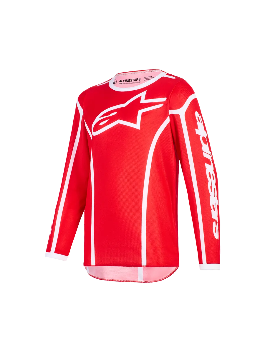 Alpinestars 2026 Youth Fluid Apex Jersey XL / Red/White