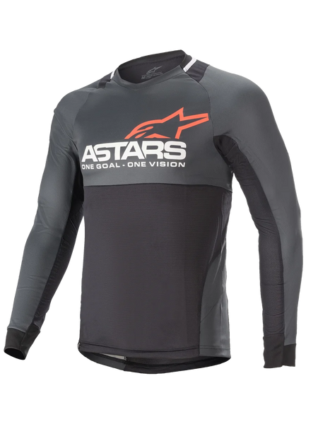 Alpinestars Drop 8.0 Jersey - Long Sleeve 2XL / Black/Coral