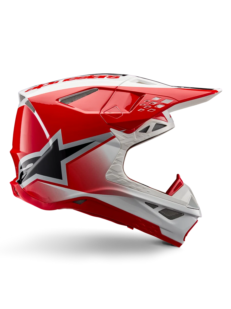 Alpinestars Supertech M10 Unite Helmet S / Red/White Glossy