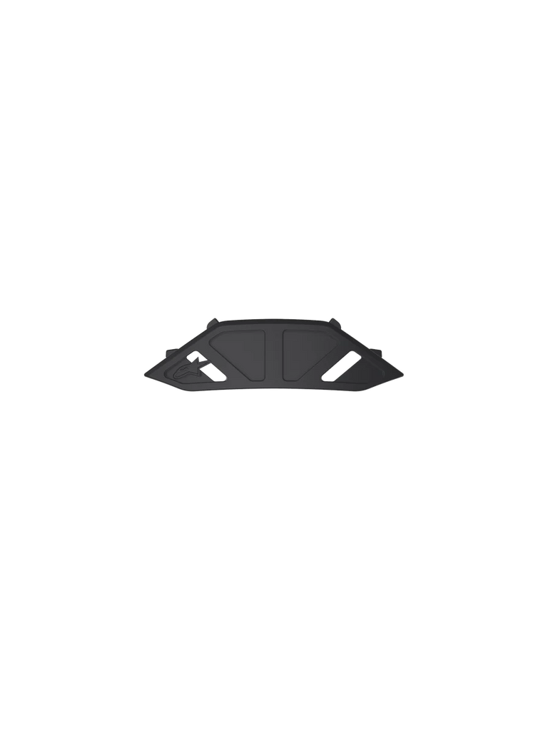 Alpinestars Vision 8-5-3 Nose Guard Replacement, black plastic motocross goggle accessory for off-road protection.
