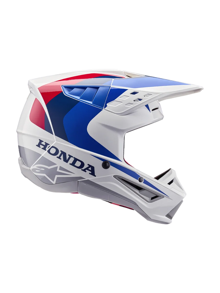 Alpinestars Honda SM5 Helmet S / White/Blue/Red Glossy