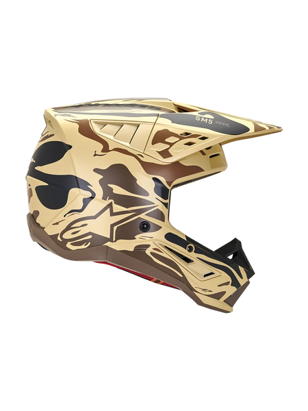 Alpinestars SM5 Mineral Helmet 2XL / Dark Brown/Kangaroo Matte