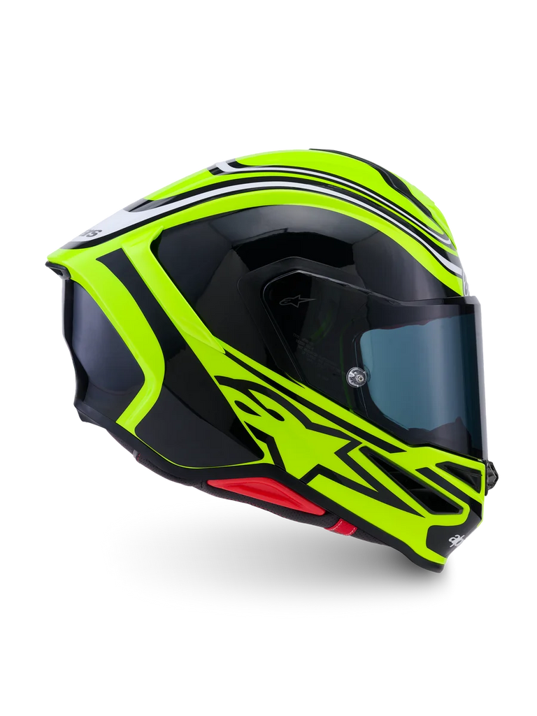 Alpinestars S-R7 Zeal Helmet ECE06/DOT XS / Yellow Fluo/Black/White Glossy