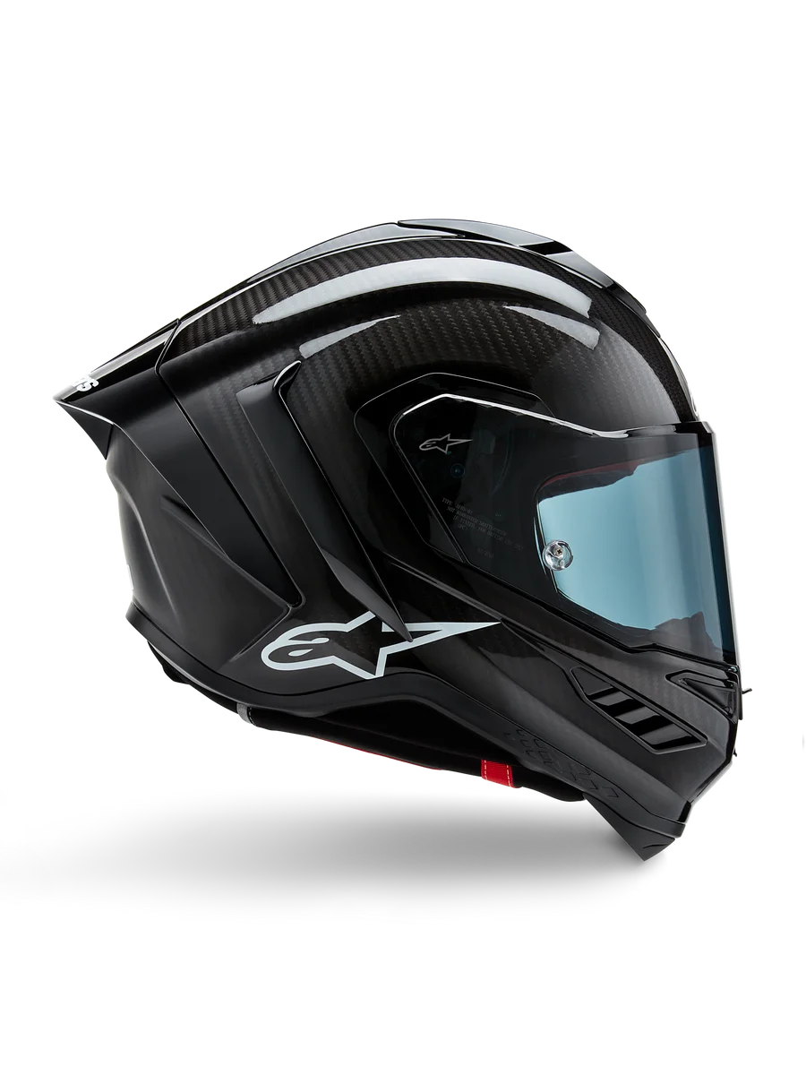 Alpinestars Supertech R10 Solid Helmet 2XL / Black Carbon Matte & Glossy