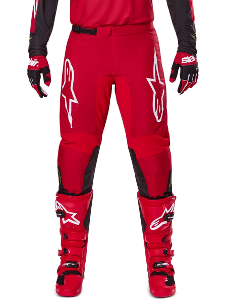 Alpinestars 2025 Fluid Haul Pants and Gear Set, Motocross Outfit, Red and Black, featuring large white logos and athletic fit.