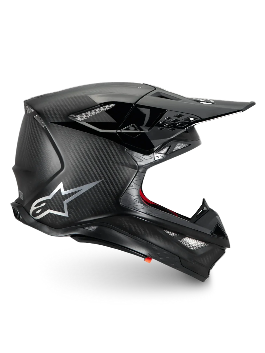 Alpinestars Supertech M10 Fame Helmet Black Carbon Matte & Glossy