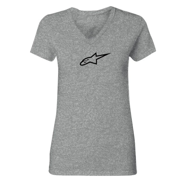 Alpinestars Women Ageless V-Neck T-Shirt 2XL / Heather Gray