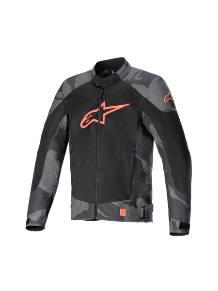 Alpinestars T-SP X Superair Jacket 4XL / Gray Camo/Red Fluo