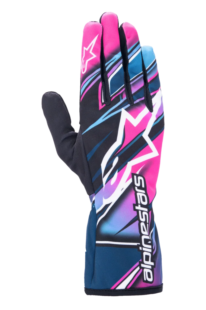 Alpinestars Tech-1 K Race V2 Competition Gloves 2XL / Fuchsia/Cyan/White