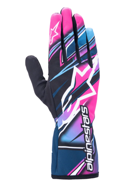Alpinestars Tech-1 K Race V2 Competition Gloves 2XL / Fuchsia/Cyan/White