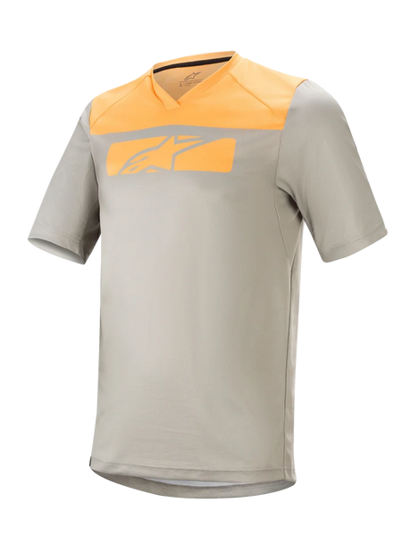 Alpinestars Drop 4.0 Jersey - Short Sleeve 2XL / Green/Sleel/Tangerine