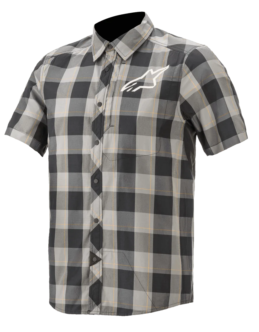Alpinestars Manual Shirt - Short Sleve XL / Green/Slate Black/Tang