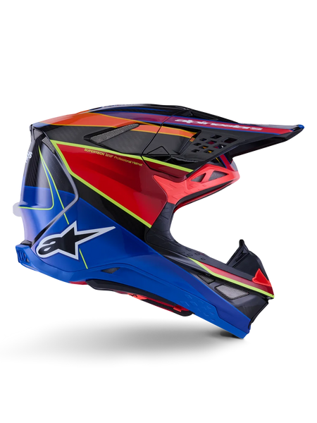 Alpinestars Supertech M10 Era Helmet 2XL / Blue/Red/Yellow Fluo Glossy