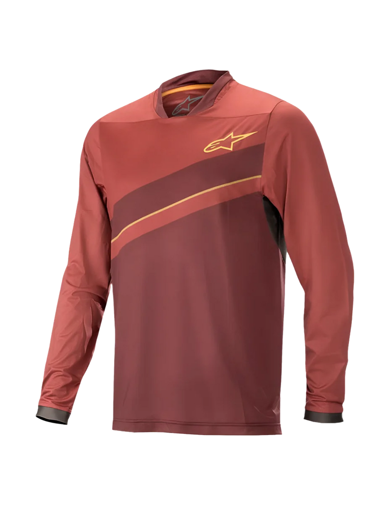 Alpinestars Alps 8.0 Jersey - Long Sleeve 2XL / Burgundy/maroon