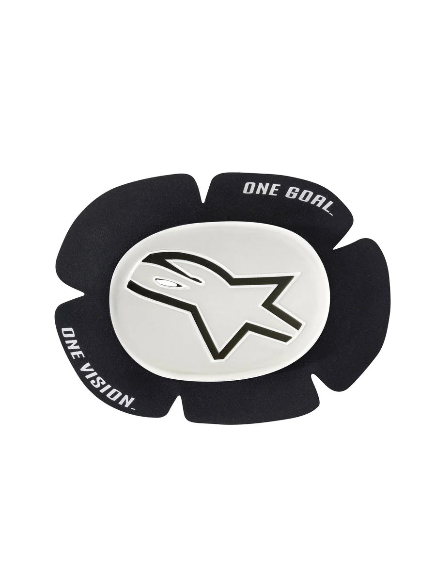 Alpinestars GP Sport Evo Knee Sliders One Size / White/Black