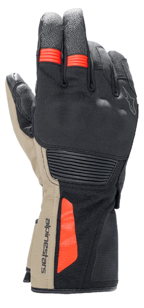 Alpinestars Denali Aerogel Drystar® Gloves XL / Black/Dark Khaki/Red Fluo