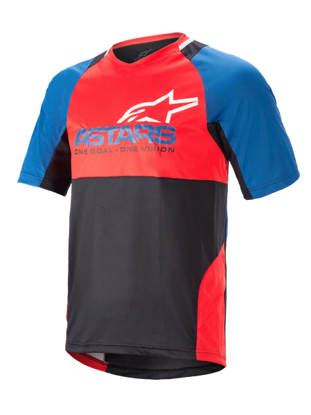 Alpinestars Drop 8.0 Jersey - Short Sleeve 2XL / Mid Blue/Bright Red