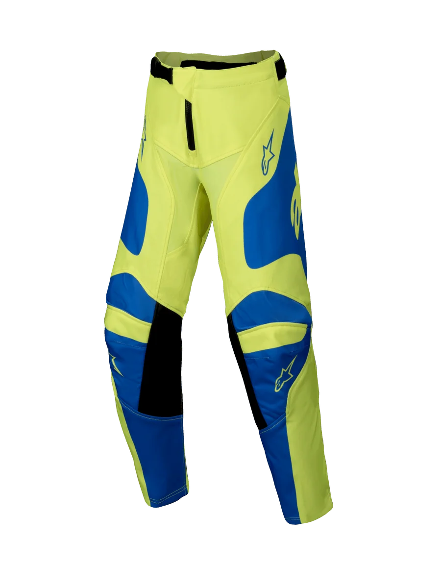 Alpinestars 2025 Youth Racer Veil Pants 28 / Yellow Fluo/Blue