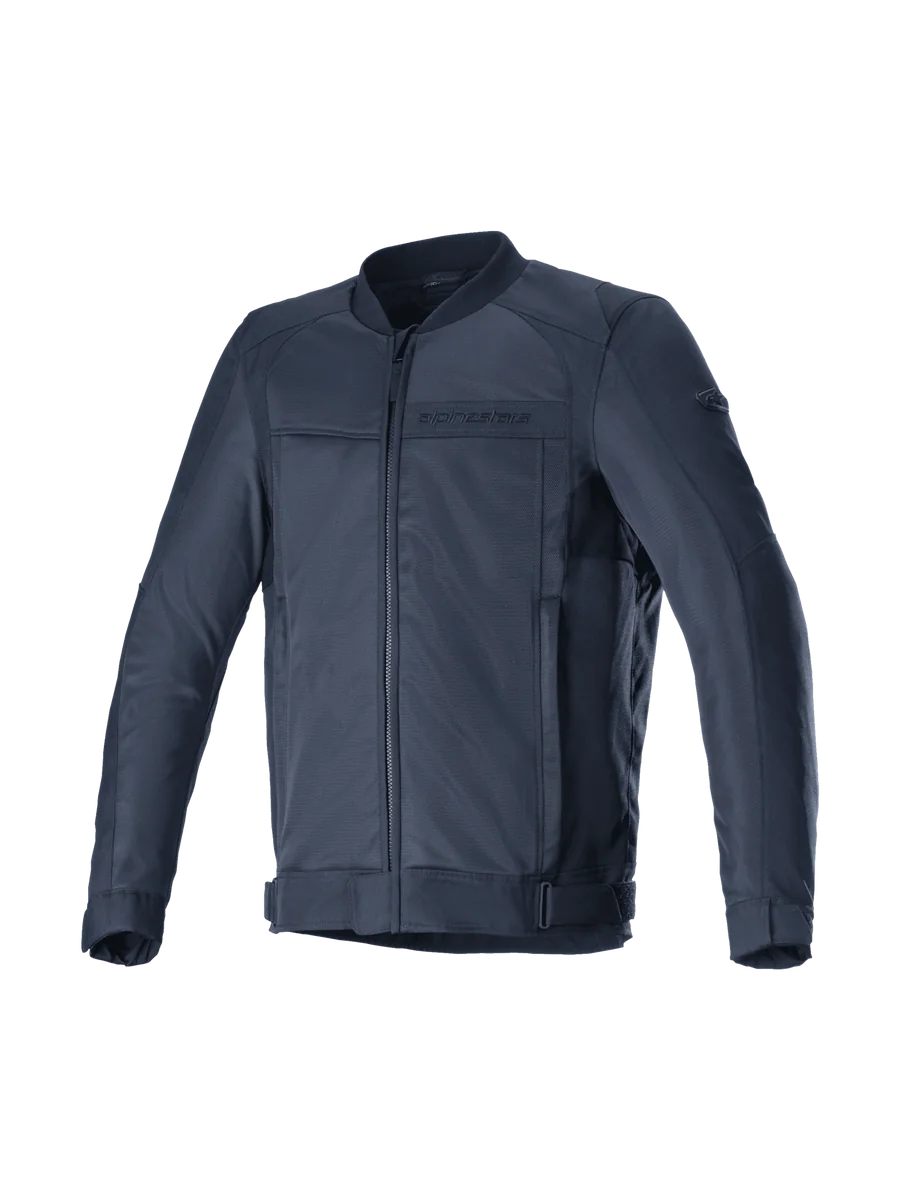 Alpinestars Luc V2 Air Jacket, Men's Urban Road Riding, Navy Blue and Black, Mesh Textile, Tech-Air Ready, CE Certified.