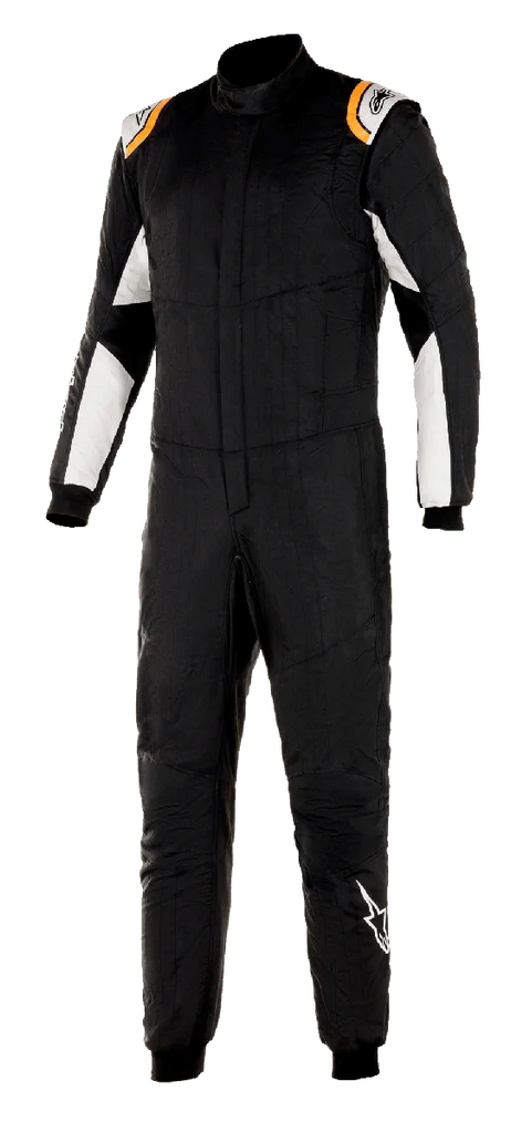 Alpinestars Hypertech V2 Suit 46 / Black/White/Orange Fluorescent
