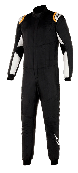 Alpinestars Hypertech V2 Suit 46 / Black/White/Orange Fluorescent