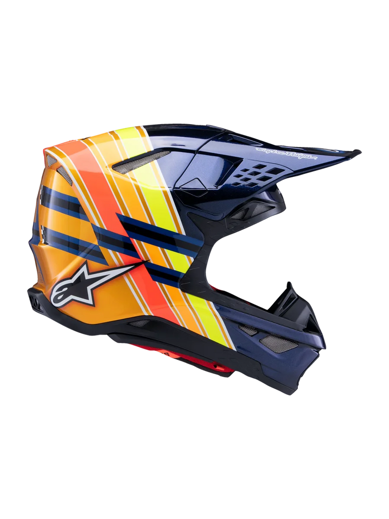 Alpinestars Supertech M10 TLD Edition 25 Helmet ECE06/DOT XL / Dark Blue/Orange/Yellow Fluo/Red Glossy