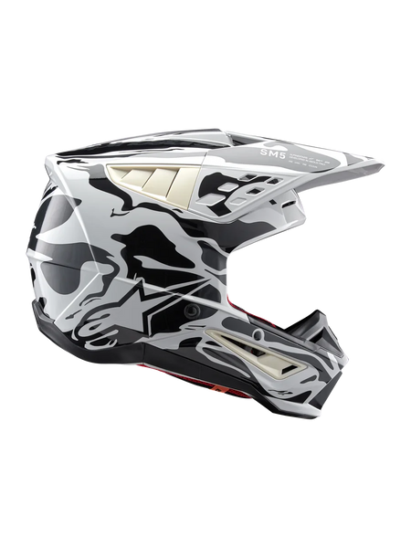 Alpinestars SM5 Mineral Helmet 2XL / Cool Gray/Dark Gray Glossy
