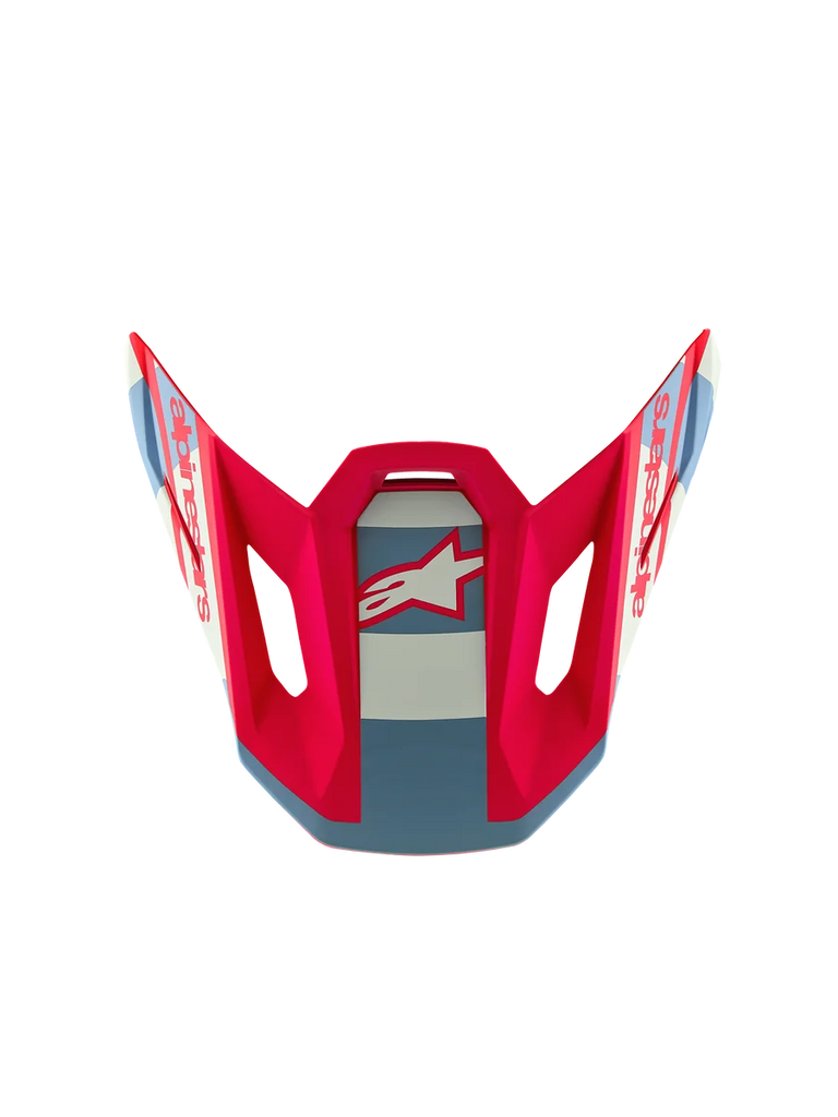 Alpinestars Limited Edition S-M7 Beast Coast Visor One Size / Light Gray/Hot Orange Matte