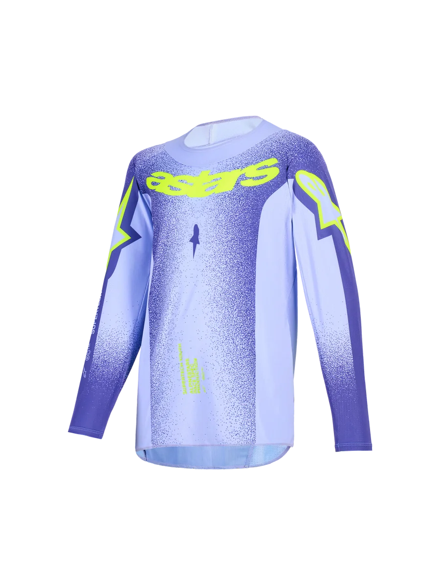 Alpinestars 2026 Youth Supertech Scenz Jersey XL / Purple/Yellow Fluo